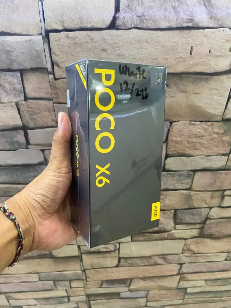 Poco X6 12/256 Baru No Repack BNIB Bergaransi Resmi Indonesia
