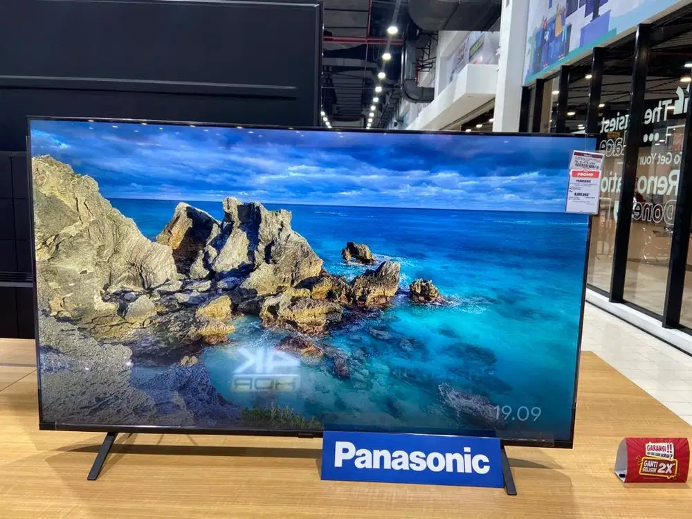 Promo cicilan tanpa dp panasonic tv smart google 4k 55inch