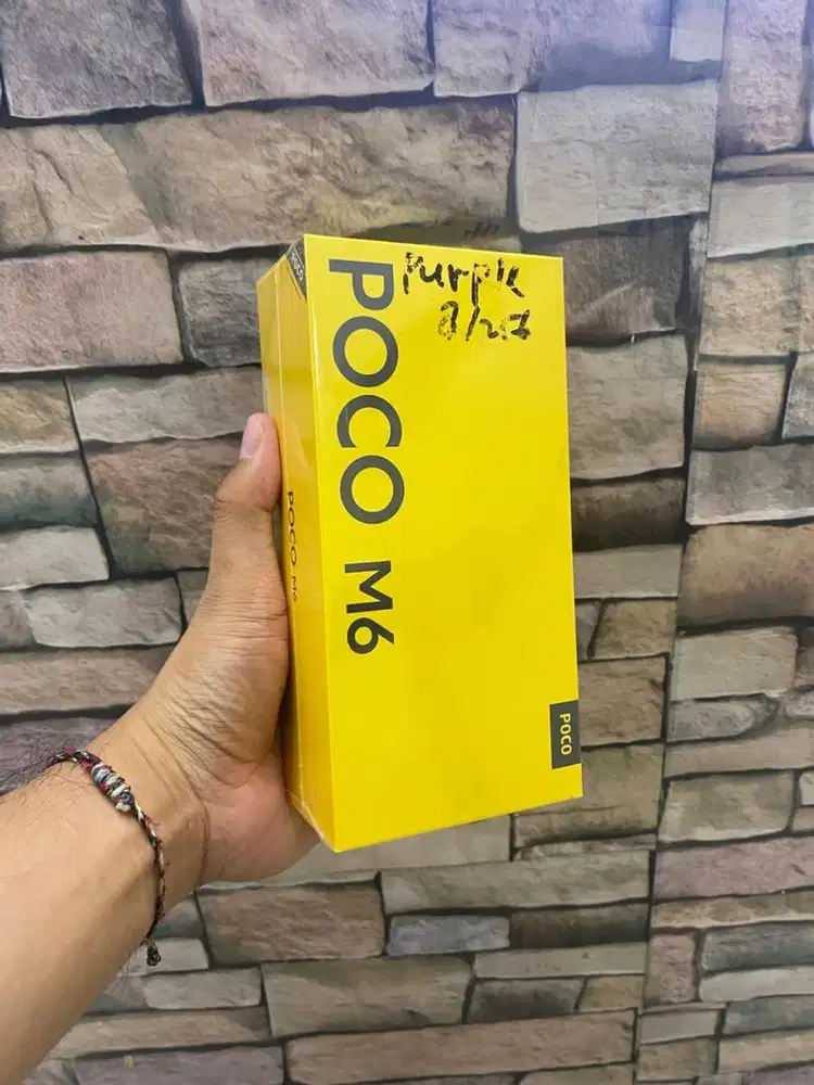 Poco M6 8/256 Baru No Repack BNIB Bergaransi Resmi Indonesia