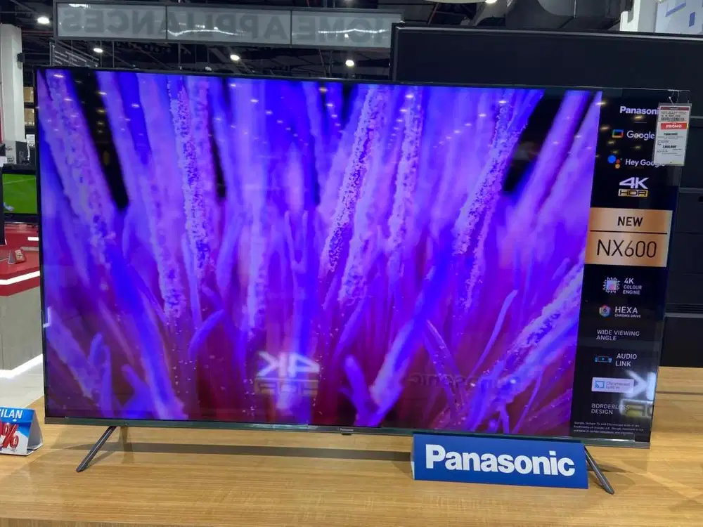 Promo cicilan tanpa dp panasonic tv smart google 4k 65 inch