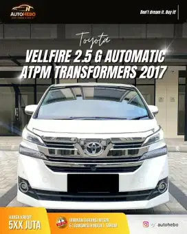 Toyota Vellfire G 2017
