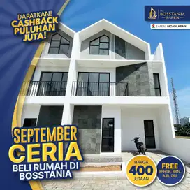 Rumah 1 Lantai Type 45 di Perumahan Bosstania Sapen