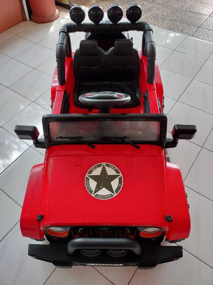 Mobilan Aki Anak jeep offroad