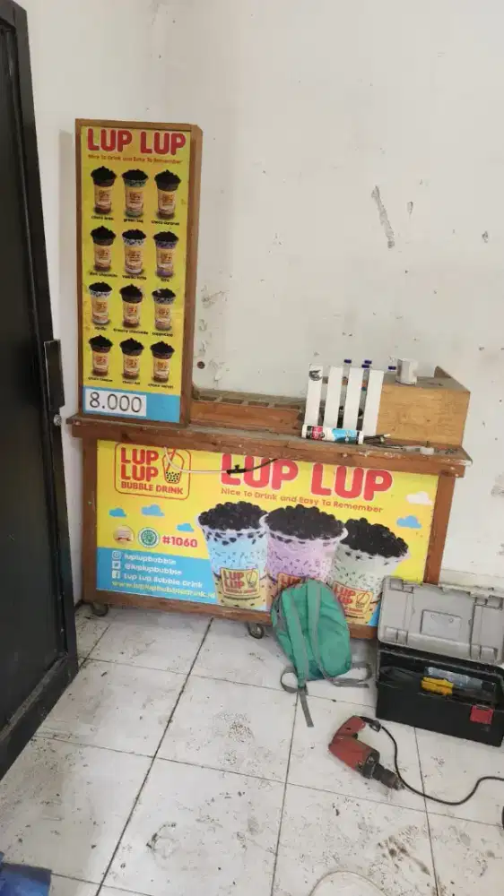 Gerobak kios bisa untuk jualan minuman