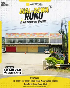 Disewa Ruko 2 Lantai Siap Pakai Kawasan Bisnis Parkir Luas Dekat Bandara
