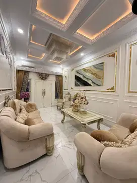 Rumah semi furnished tersedia kolam renang di pondok melati bekasi