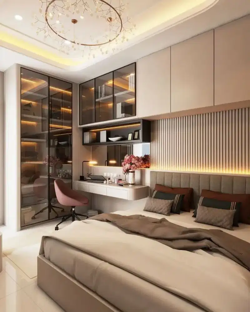 Kitchen set minimalis Lemari pakaian Bedroom set wallpanel wallpaper