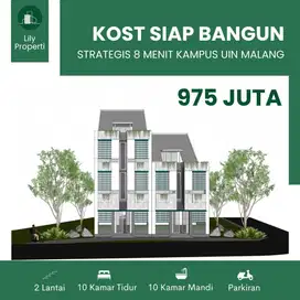 Kost Siap Bangun, Merjosari Malang Hanya 8 Menit Kampus UIN