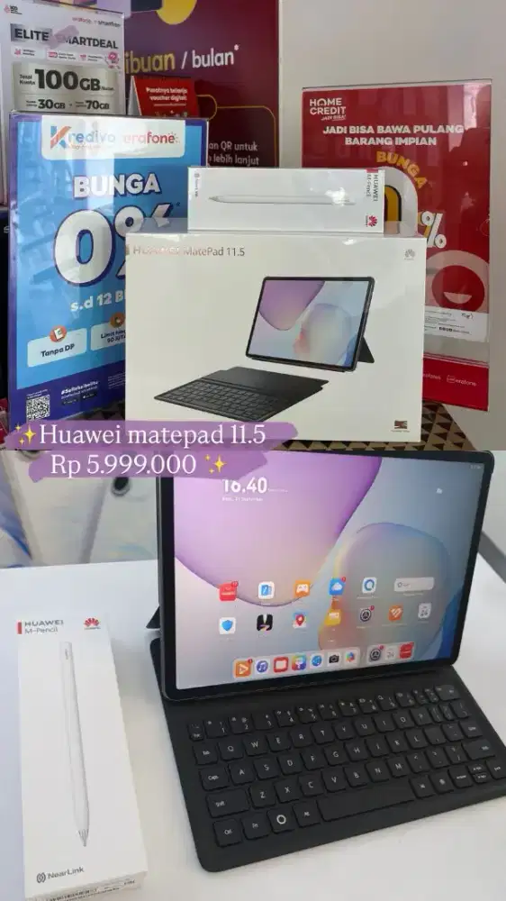 Huawei Madpad 11.5 (Proses kredit cepat dibantu hingga ACC)