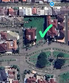 Tanah Siap Bangun Central Park Mulyosari Strategis dekat Pakuwon City