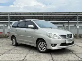 Toyota Innova V 2.4 AT. Tahun 2013. Silver. Low km. Perfect cond