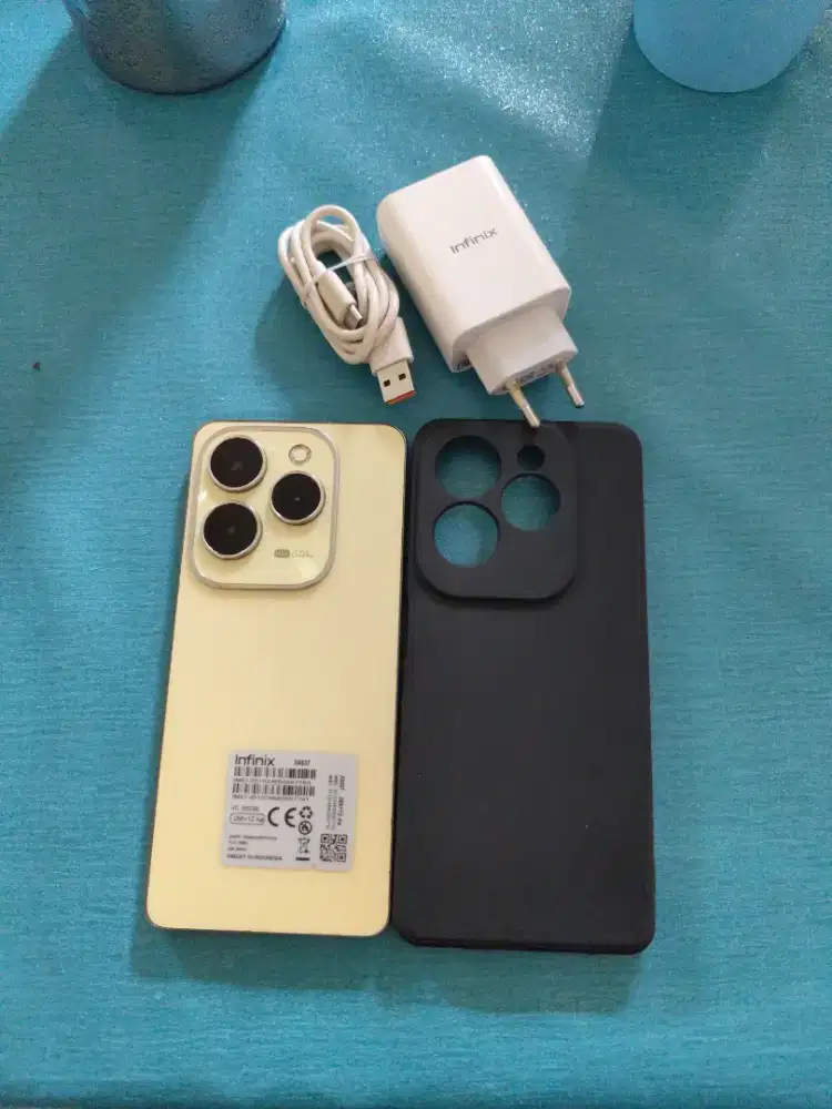Infinix Hot pro 40 ram 12/256 HP charger asli mulus