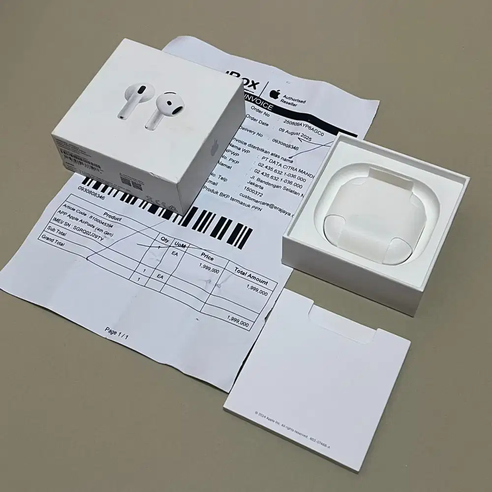 AirPods Gen 4 NON-ANC iBox Garansi 2026