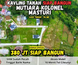 KAVLING MURAH CIMAHI SIAP BANGUN SHM SUDAH PECAH PEMANDANGAN INDAH DAN SEJUK
