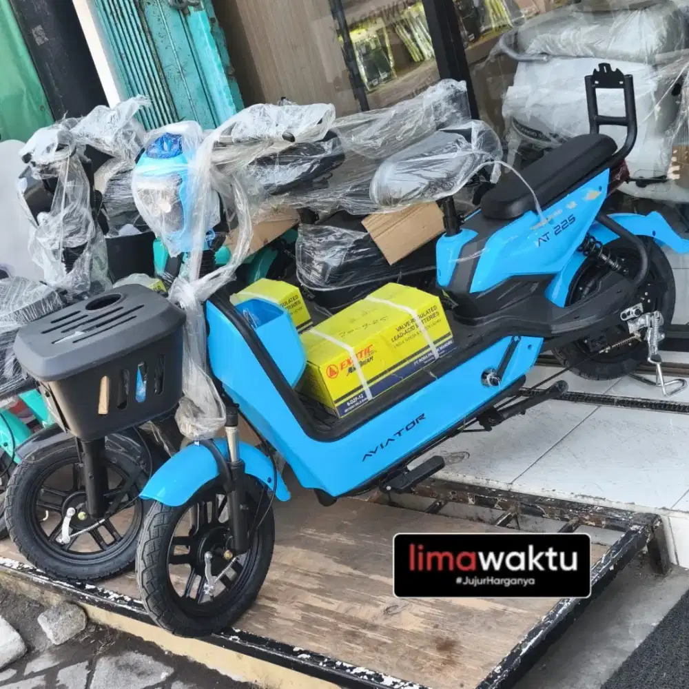 OBRAL MURAH SEPEDA LISTRIK TERBARU AVIATOR 225 DISKON 200 RIBU