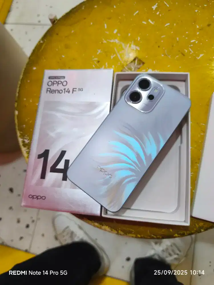 OPPO RENO 14F RAM 8/256GB NEW feat ERAFONE MENCENG RAYA