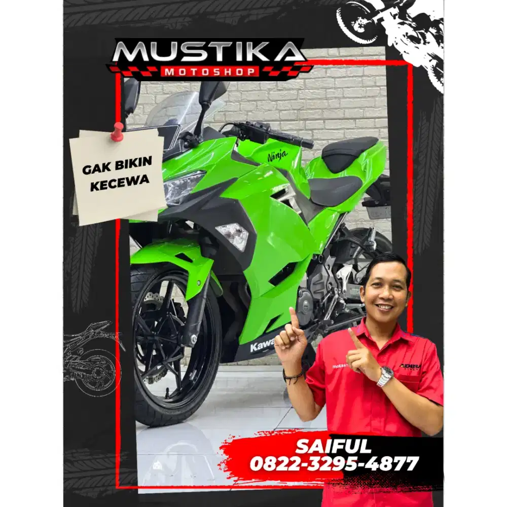 Perfect Condition!!Kawasaki Ninja 250 Fi 2019 Green N Asli-Mustika