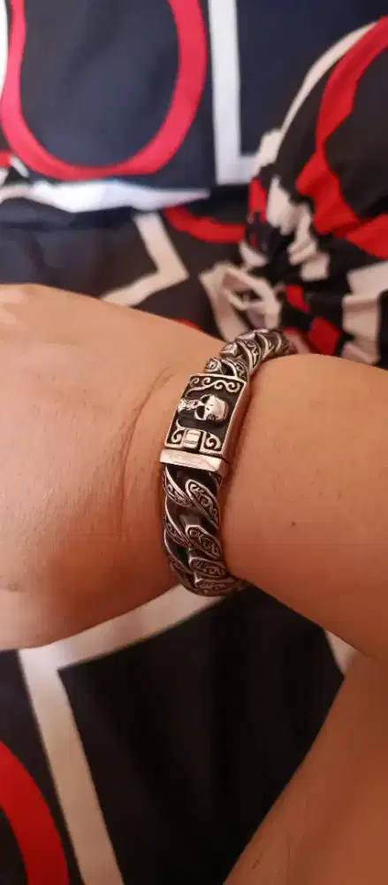 Gelang retro ukuran jumbo stainless steel 316L