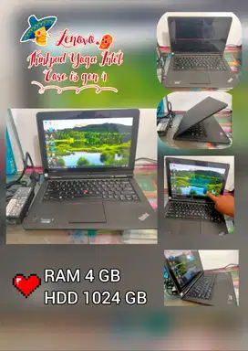 Laptop Lenovo Thinkpad Yoga Core i5 gen 4 touchscreen