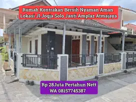 Rumah Kontrakan Jogja Amplaz Janti 2 KT