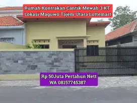 Disewakan Rumah Cantik Mewah Maguwo Tajem 50Juta/Thn