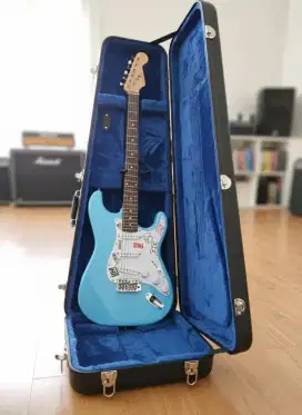 Guitar Stratocastee Benston dan Bass Thompson Upgrade Pickup aktif