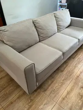 Sofa Lovise 3 baris warna fusion 7. Pemakaian 9 bulan