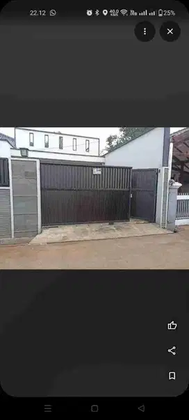 Rumah di jatirahayu pondok melati Bekasi kota