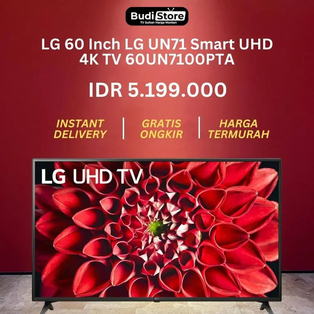 LG 60 Inch LG UN71 Smart UHD 4K TV 60UN7100PTA
