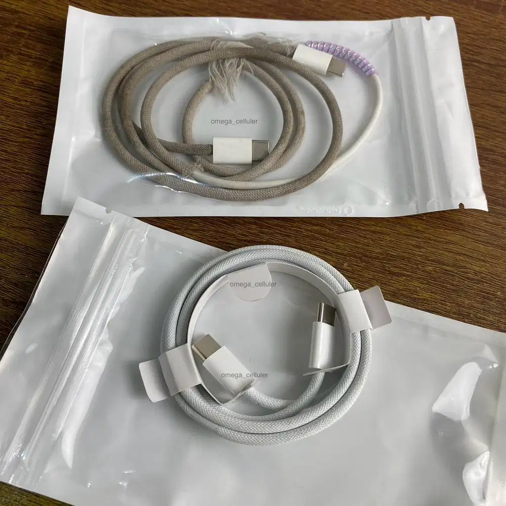 kabel charger iphone type c to c original