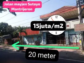 Tanah Murah Strategis dekat Kraton, Malioboro area Hotel dan homestay