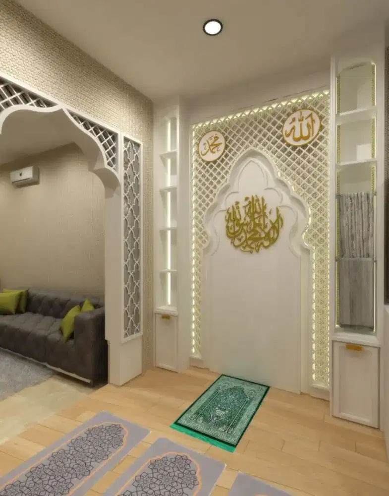 INTERIOR RUANGAN SHOLAT CUSTOM TERMURAH LAMPUNG