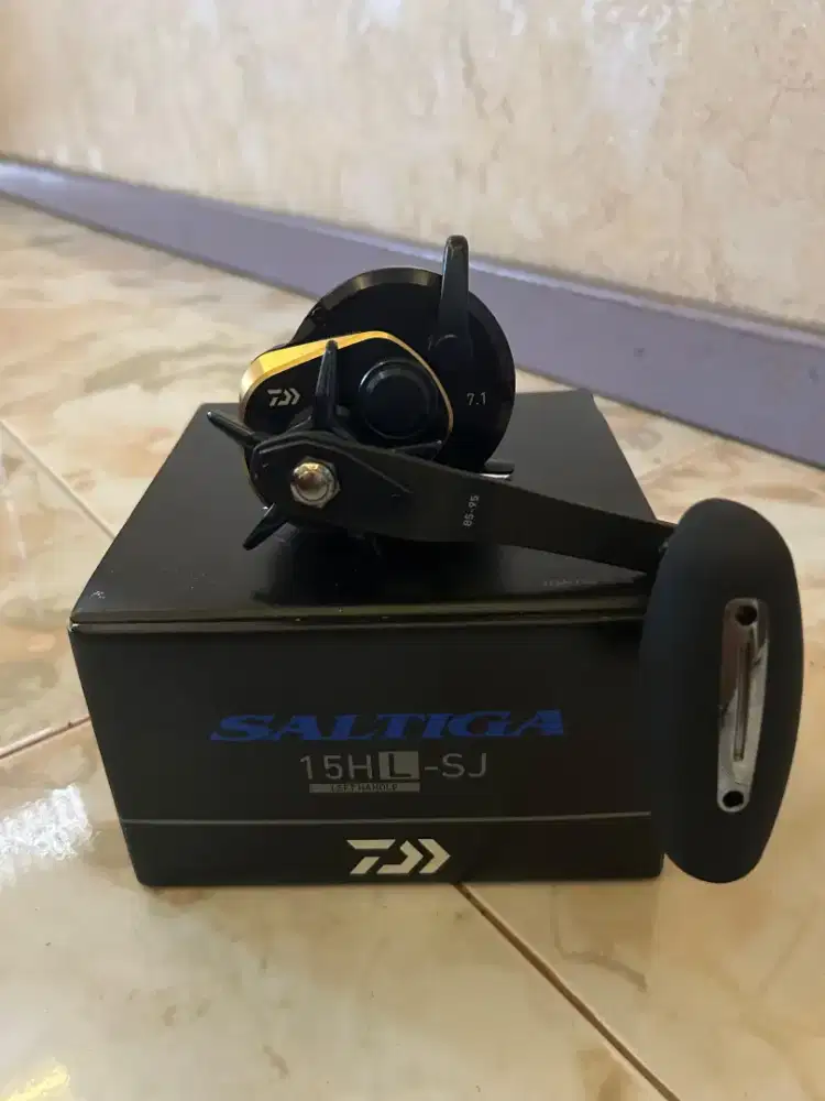 Reel OH Daiwa Saltiga 15HL-SJ + Joran OH Daiwa Calatina 60B-5 PE 1,2-3