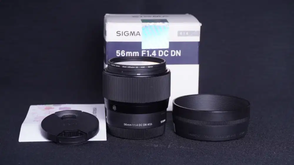 SIGMA 56MM F1.4 DC DN MULUS FULLSET