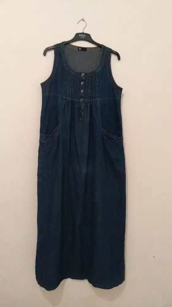 Dijual Preloved Denim Overall dress