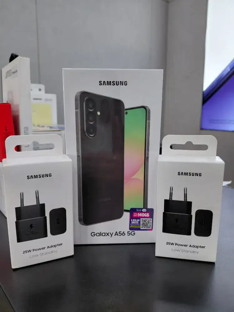 SAMSUNG A56 NEW SEGEL FREE 2 ADAPTOR