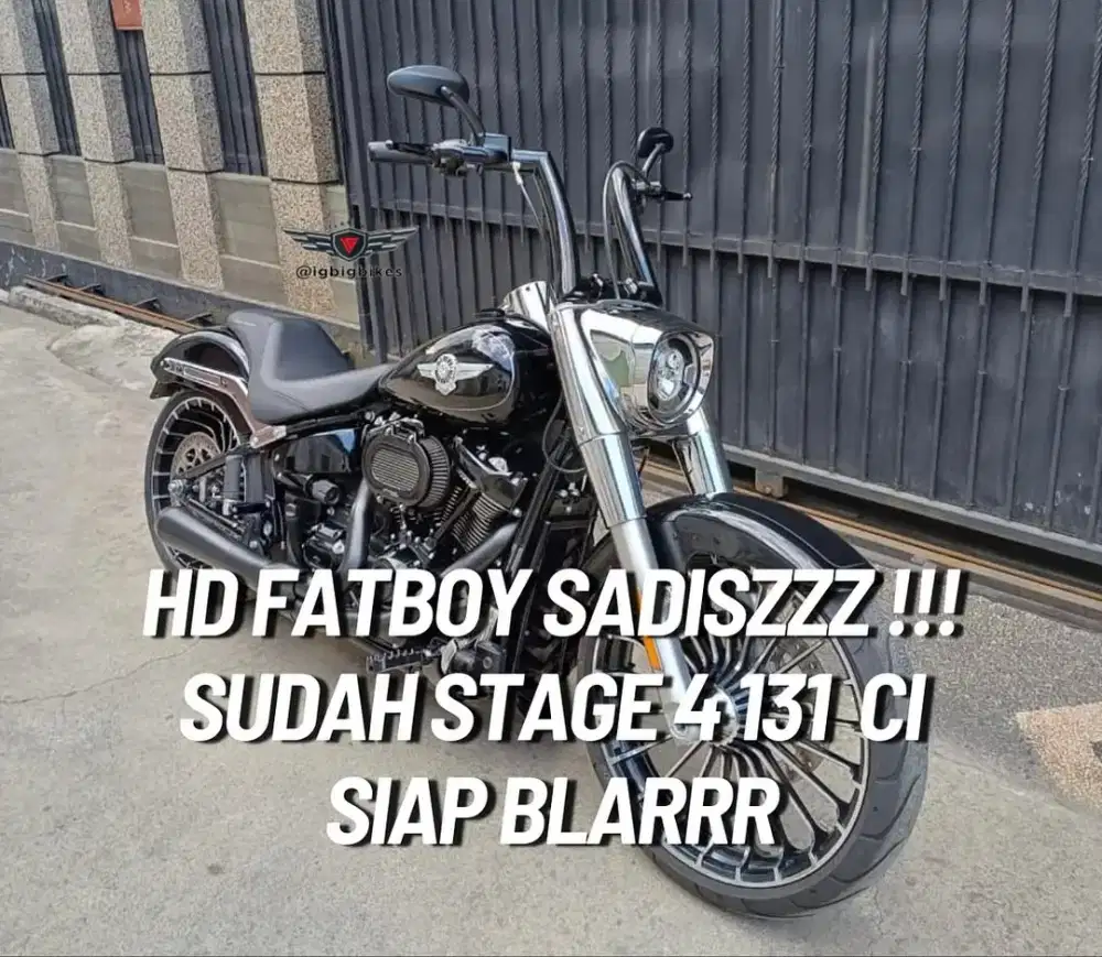 Harley Softail Fatboy Vivid black 2021