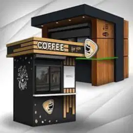 Booth container cafe