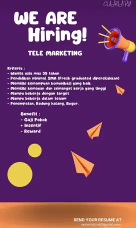 Telemarketing Dana Tunai (BPKB mobil)