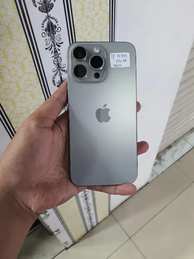 iPhone 15 PROMAX 256 GB Resmi iBox Natural Titanium