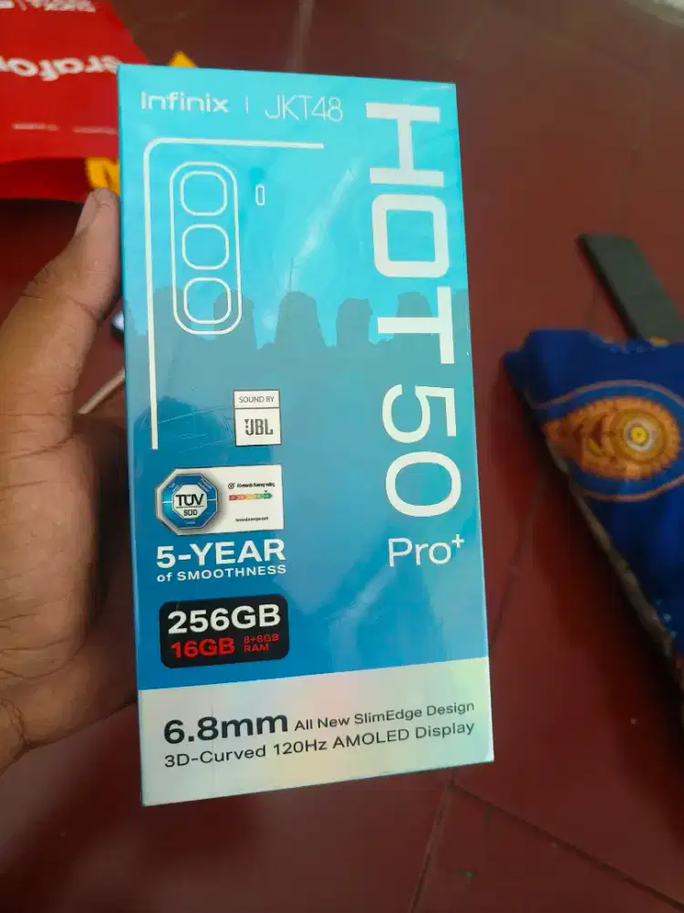 New Infinix hot 50 pro plus ram8/256 garansi resmi 1 tahun