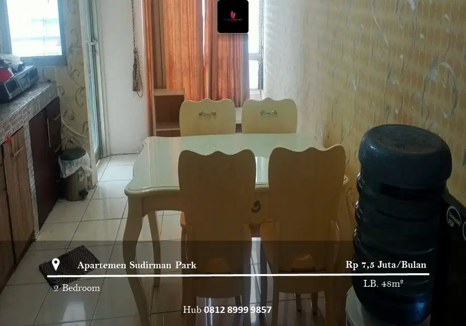 Disewakan Apartement Sudirman Park 2BR High Floor Full Furnished