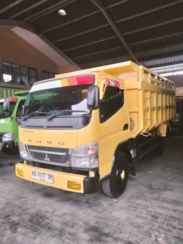Dump Truk Mitsubishi Canter, FE 74 HD, indeks 8 kubik, Th. 2023