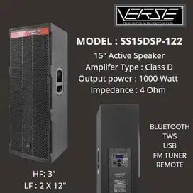 VERSE SS15DSP - 122 PROFESSIONAL AUDIO - 1000W - 12 Active Speaker