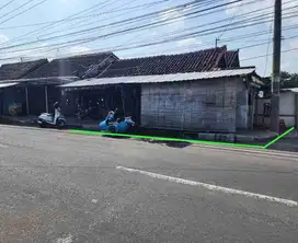 Tanah Bonus Bangunan Kios Tepi Jalan Propinsi Colomadu