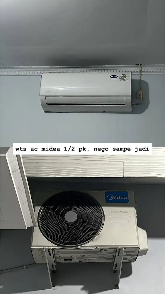 Jual cepat AC Mide 1/2 PK