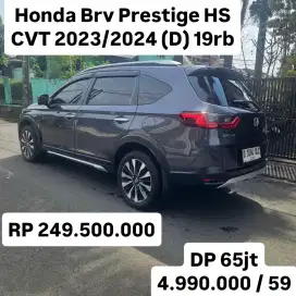 Antik KM 19rb.. Honda Brv Prestige Sensing 2023/2024 (D)