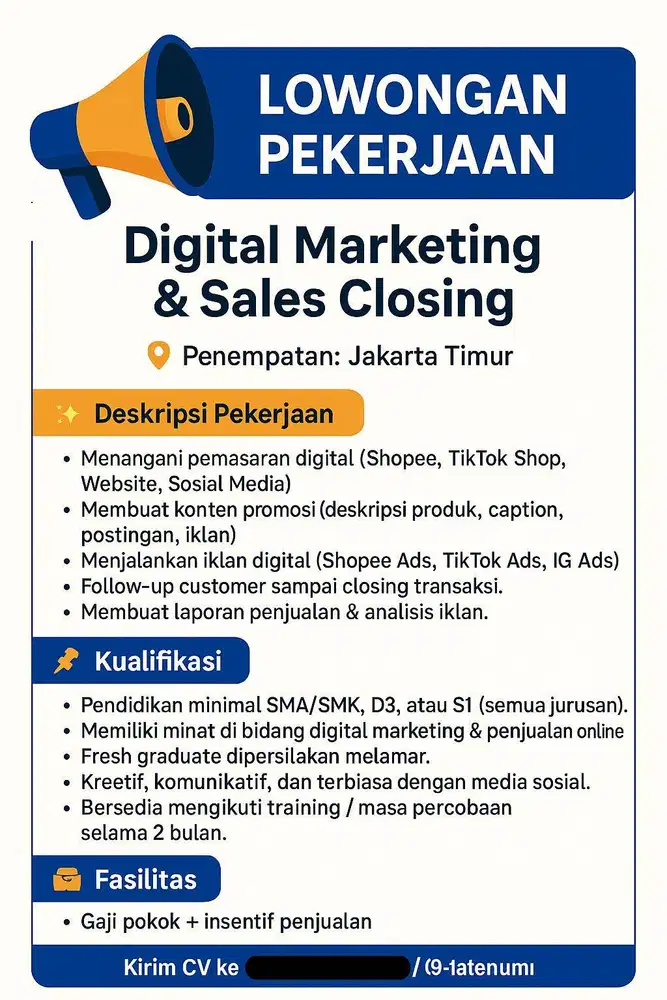 Digital marketing & sales closing