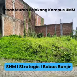 Dijual Tanah Lokasi Belakang Kampus UMM