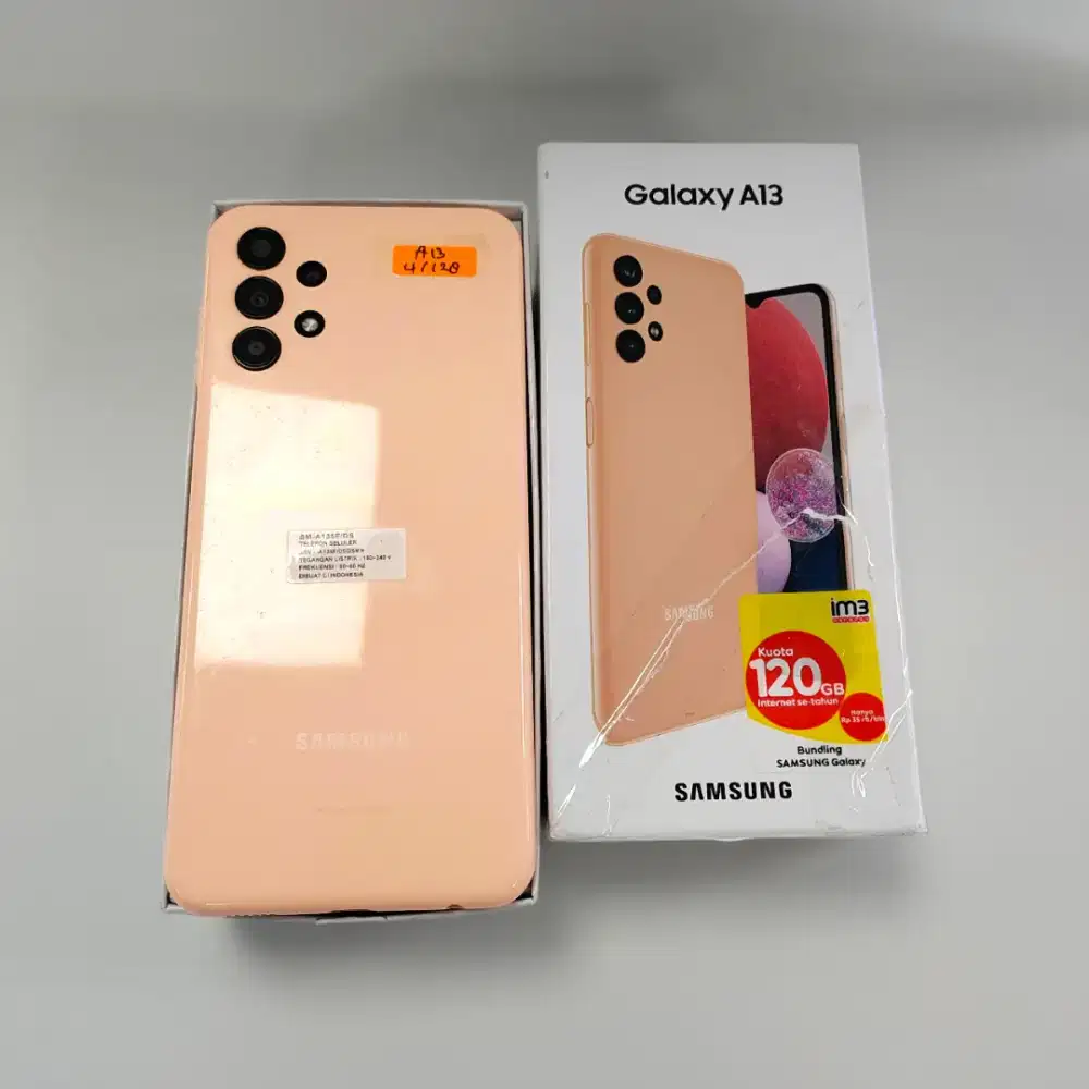 SAMSUNG A13 4/128GB FULLSET ORIAN MULUS